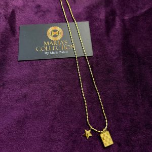 Elegant Double Charm Necklace